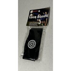 Lace Bands Soccer Improve Kicking Surface Keep Laces Tied Black 1 Pair